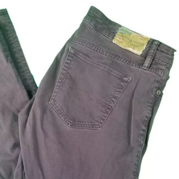 Ralph Lauren 29/32 Purple Skinny Jeans Denim & Supply Cotton Blend - Picture 2 of 5